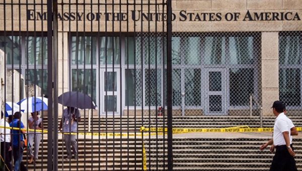 Посольство США на Кубе будет работать с <span id=