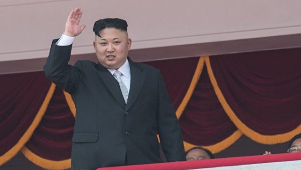 Ким Чен Ын заявил, что ситуация на Корейском полуострове <span id=