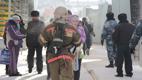В Казахстане в шахте загорелась вентиляция