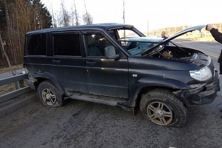 На Алабушевской улице произошла массовая авария из-за гололеда
