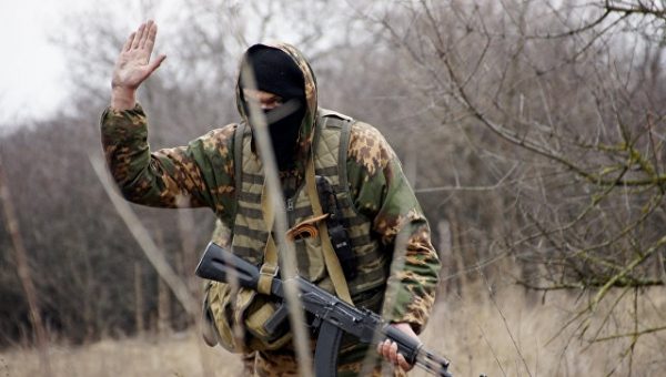 Народная милиция ЛНР сбила беспилотник с боевым зарядом в<span id=
