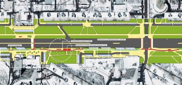 На Центральном проспекте могут появиться выделенные полосы, трансбарьеры и велопереезды