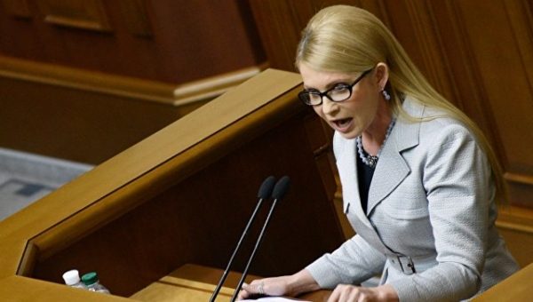 Тимошенко возглавила президентский рейтинг на Украине