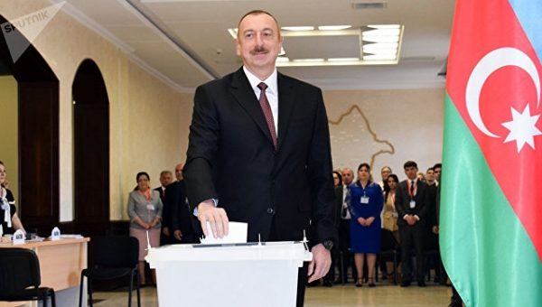 Алиев лидирует на президентских выборах в Азербайджане с 86,09%