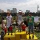 На берегу Школьного озера состоялась гонка на самокатах