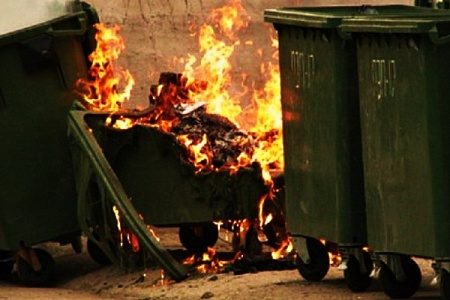 Власти попросили помощи горожан в поиске поджигателей мусорок