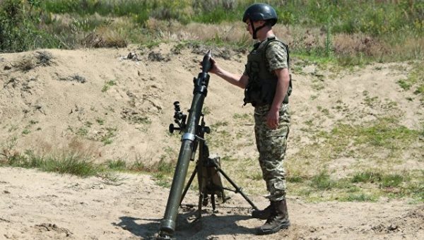 На Украине назвали возможную причину взрыва миномета на полигоне
