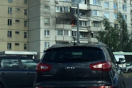 В «новом» городе произошел пожар в жилом доме