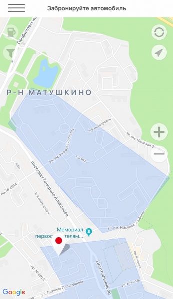 У первого каршеринга Зеленограда появились две новые зоны в городе