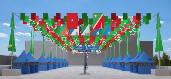 Центральную площадь Зеленограда украсят ко Дню города