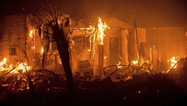Число жертв пожара в Калифорнии возросло до семи человек