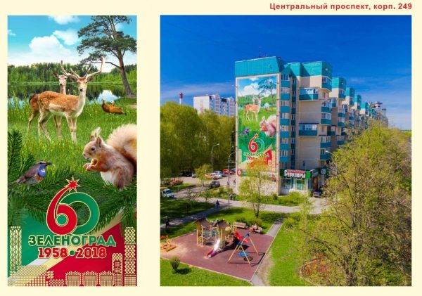 Как оформлен Зеленоград ко Дню города и празднику 60-летия
