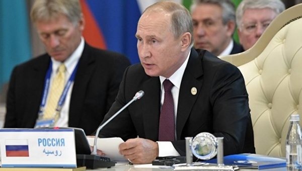 Путин призвал страны прикаспийского региона к борьбе с терроризмом