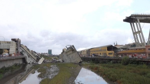 Италия на год ввела режим ЧП из-за обрушения моста в Генуе
