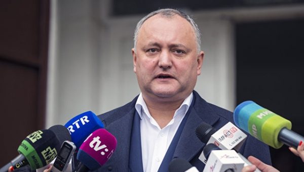 Кортеж Игоря Додона попал в ДТП