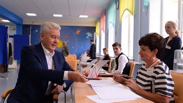 Собянин лидирует на выборах мэра Москвы с 68,77% голосов