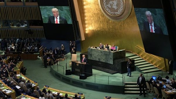 Слуцкий назвал выступление Трампа на ГА ООН поверхностным и эмоциональным