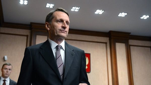 Нарышкин надеется на восстановление российско-британских отношений