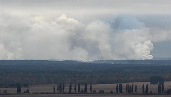 На Украине допустили, что взрыв на арсенале под Черниговом был терактом