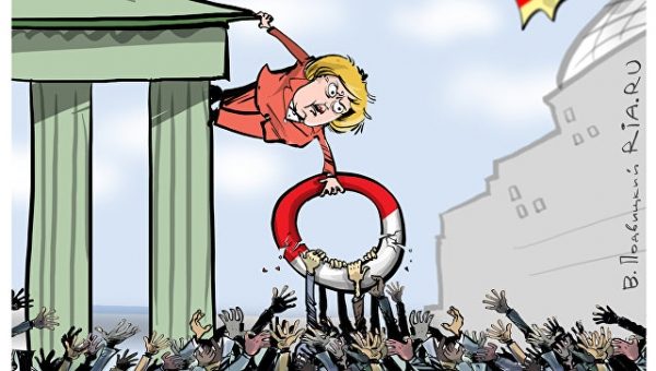 В Берлине проходит демонстрация против расизма