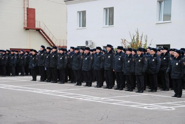 Состоялся смотр зимней формы состава УВД Зеленограда
