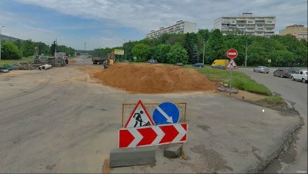 НА ПАНФИЛОВСКОМ ПРОСПЕКТЕ В ЗЕЛЕНОГРАДЕ ВВОДИТСЯ ОГРАНИЧЕНИЕ ДВИЖЕНИЯ