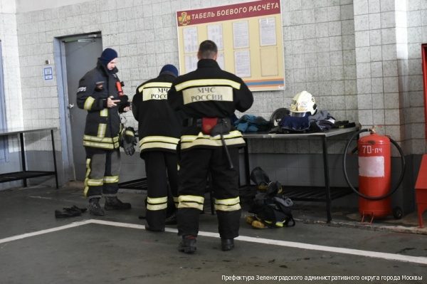 День открытых дверей прошел в зеленоградской пожарной части №70