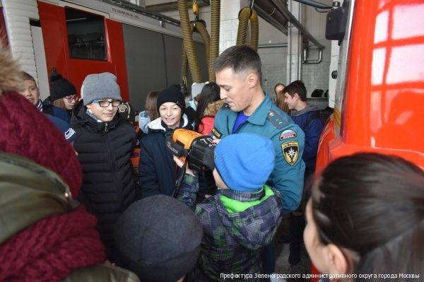 День открытых дверей прошел в зеленоградской пожарной части №70