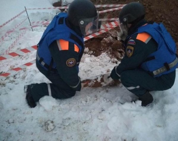 Артиллерийский снаряд времен войны нашли на стройке в Зеленограде