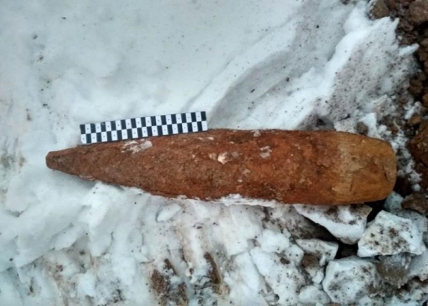 Артиллерийский снаряд времен войны нашли на стройке в Зеленограде
