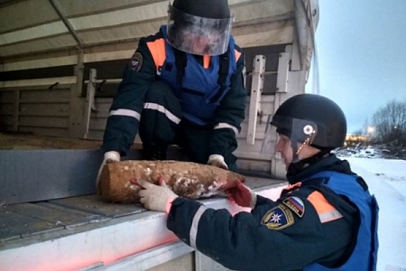 Артиллерийский снаряд времен войны нашли на стройке в Зеленограде