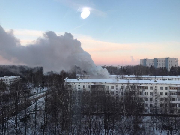 Квартира семьи с ребенком сгорела в Ржавках