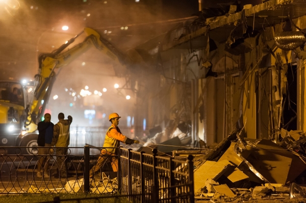 В Зеленограде снесли незаконную постройку