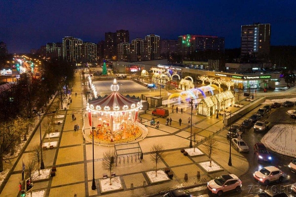 В Зеленограде на площади Юности собралось более тысячи человек