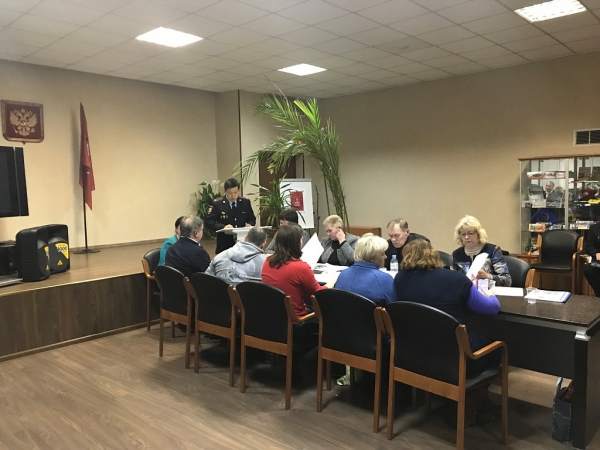 Руководитель ОМВД России по районам Силино и Старое Крюково отчитался  перед депутатами муниципальных образований