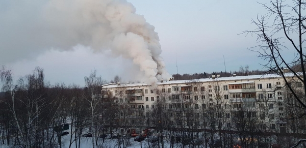 Квартира семьи с ребенком сгорела в Ржавках