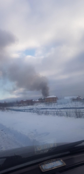 В деревне Брехово сгорел частный жилой дом
