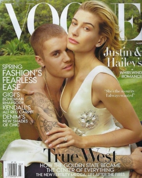 Хейли Болдуин и Джастин Бибер в Vouge: секс до свадьбы и депрессии
