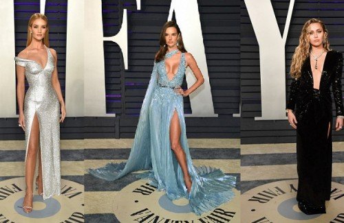 Лучшие образы, пары и шокирующие наряды на вечеринке Vanity Fair