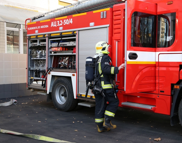 Условный пожар был ликвидирован в Зеленограде