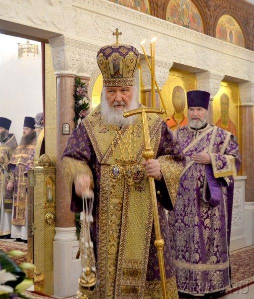 Патриарх Кирилл совершил литургию в Зеленограде