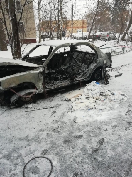 Более двух десятков автомобилей сгорели в Зеленограде в прошлом году