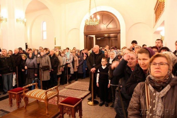 Патриарх Кирилл совершил литургию в Зеленограде