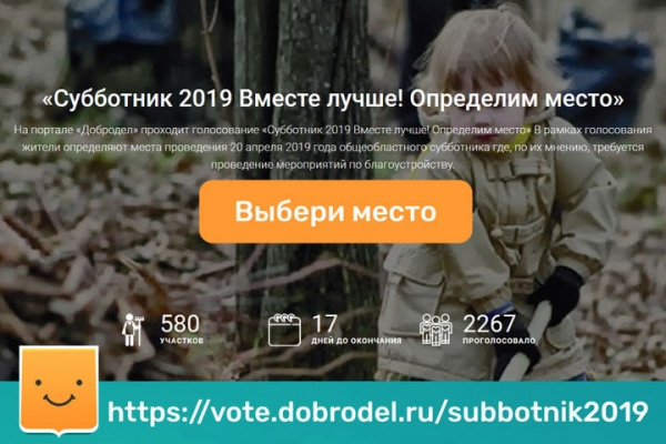 Около 2 тыс. жителей Подмосковья выбрали места проведения субботника в первый день голосования