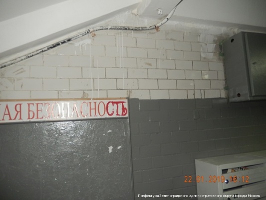 В Зеленограде управляющая организация пыталась сдать подъезды с некачественным ремонтом 