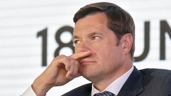 Алексей Мордашов закупается в «Ленте»