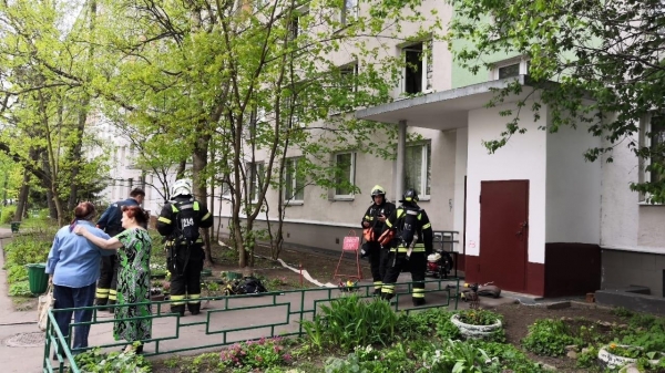 В 3 микрорайоне загорелась квартира в девятиэтажке