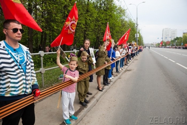 Около 3000 человек приняли участие в шествии «Бессмертного полка» в Зеленограде (фото, видео)