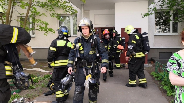 В 3 микрорайоне загорелась квартира в девятиэтажке