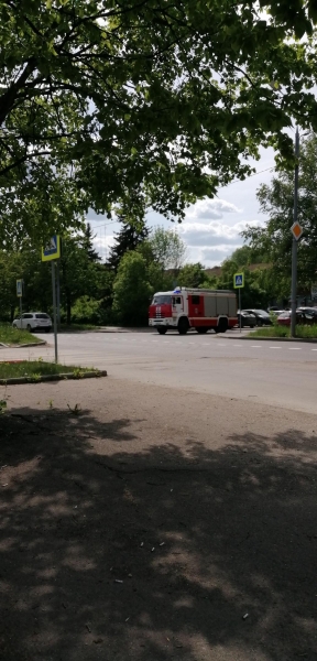 В Менделеево горят автосервис, гаражи и сараи